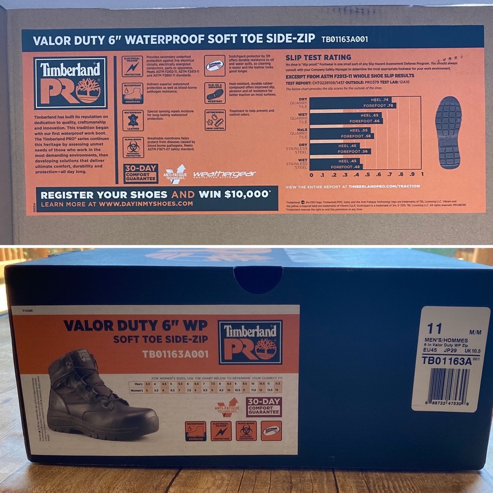 Timberland Pro Valor Duty 6" Soft Toe Side-Zip - Picture 10 of 10